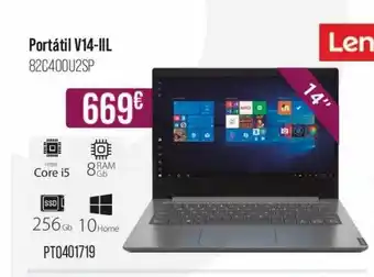 MR Micro Portátil V14-iil 82c400u2sp Lenovo oferta