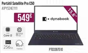 MR Micro Portátil Satellite Pro C50 A1pys4e1111 oferta