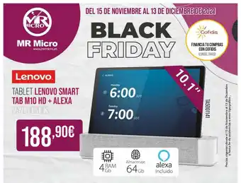 MR Micro Tablet Lenovo Smart Tab M10 Hd + Alexa oferta