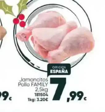 Family Cash Jamoncitos Pollo oferta