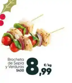 Family Cash Brocheta de Sepia y Verduras oferta