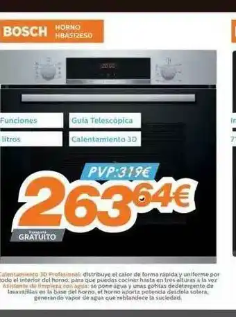 Pascual Martí Bosch Horno Hbas12eso oferta