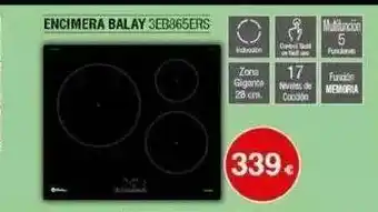 Milar Encimera Balay 3eb865ers oferta