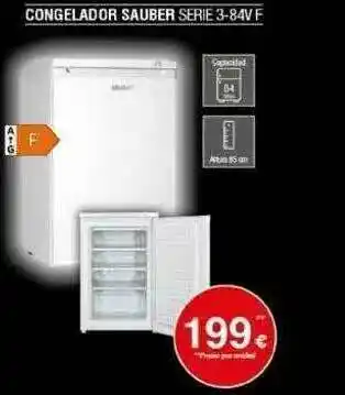 Milar Congelador Sauber Serie 3-84vf oferta