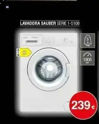 Milar Lavadora Sauber Serie 1-5100 oferta