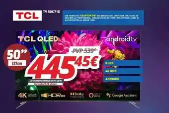 Mi electro Tcl Tv 50c715 oferta