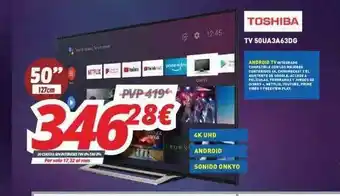 Mi electro Toshiba Tv 50ua3a63dg oferta