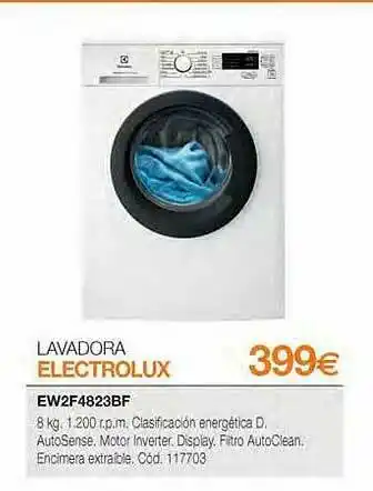 Expert Lavadora Electrolux Ew2f4823bf oferta