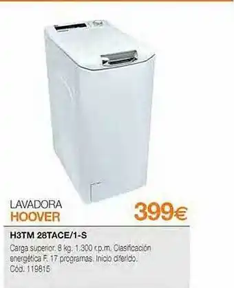 Expert Lavadora Hoover H3tm 28tace 1-s oferta