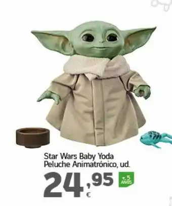 HiperDino Star Wars Baby Yoda Peluche Animatrónico oferta