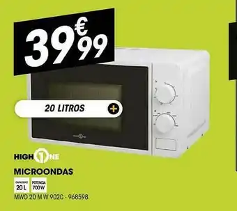 Electro Depot Highone Microondas Mwo 20 M W 902c 968598 oferta