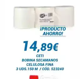 Dialsur Cash & Carry CETI Bobina secamanos celulosa fina oferta