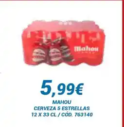 Dialsur Cash & Carry MAHOU Cerveza 5 estrellas oferta