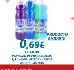 Dialsur Cash & Carry LA SALUD Variedad de fregasuelos oferta