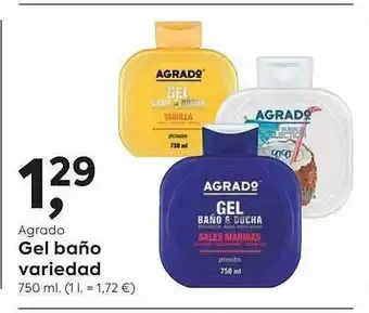 Suma Supermercados Agrado Gel Baño Variedad oferta