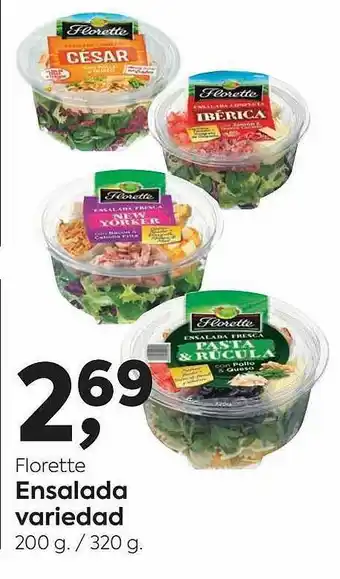 Suma Supermercados Florette Ensalada Variedad oferta