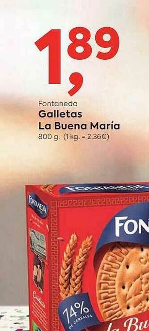 Suma Supermercados Fontaneda Galletas La Buena María oferta