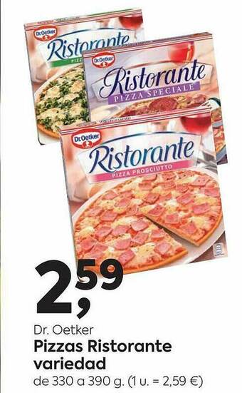 Suma Supermercados Dr. Oetker Pizza Ristorante Variedad oferta