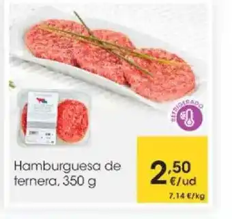 Eroski Hamburguesa De Ternera oferta