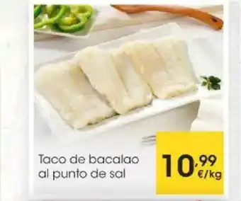 Eroski Taco De Bacalao Al Punto De Sal oferta