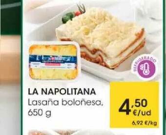 Eroski La Napolitana Lasaña Boloñesa oferta
