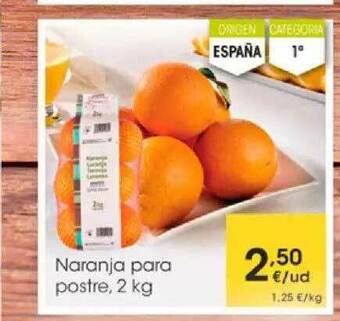 Eroski Naranja Para Postre oferta