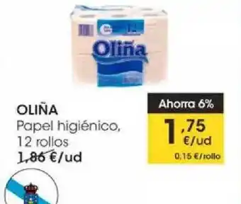 Eroski Oliña Papel Higiénico 12 Rollos oferta