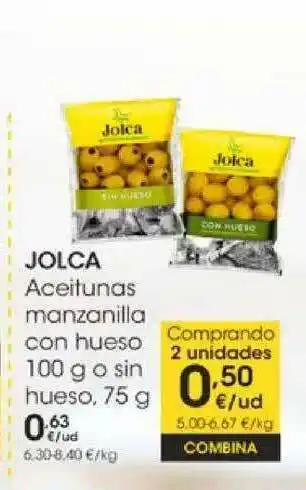 Eroski Jolca Aceitunas Manzanilla Con Hueso O Sin Hueso oferta