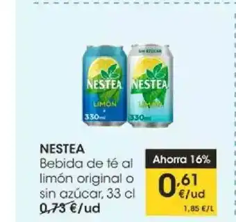 Eroski Nestea Bebida De Té Al Limón Original O Sin Azúcar oferta
