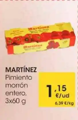 Eroski Martínez Pimiento Morrón Entero oferta