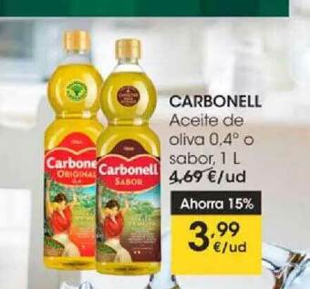 Eroski Carbonell Aceite De Oliva 0.4° O Sabor oferta