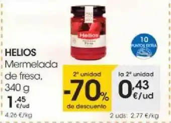 Eroski 2a Unidad -70% De Descuento Helios Mermelada De Fresa oferta