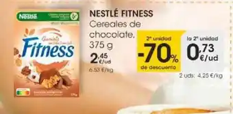 Eroski 2a Unidad -70% De Descuento Nestlé Fitness Cereales De Chocolate oferta