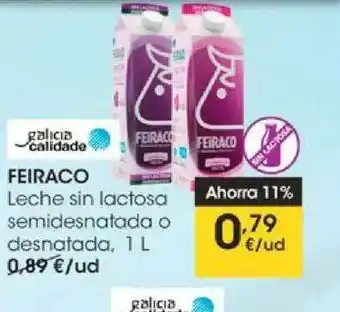 Eroski Feiraco Leche Sin Lactosa Semidesnatada O Desnatada oferta