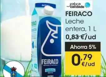 Eroski Feiraco Leche Entera oferta