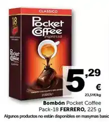 Masymas Pocket - bombon coffee pack-18 oferta