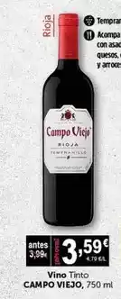 Masymas Campo viejo - vino tinto oferta