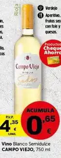 Masymas Campo viejo - vino blanco semidulce oferta