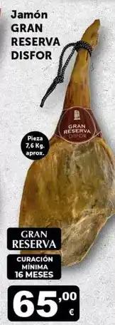 Masymas Gran reserva - jamón disfor oferta