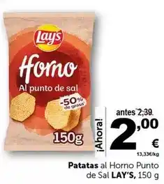 Masymas Lay's - patatas al horno punto de sal oferta