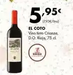 Supermercados Lupa El coto - vino tinto crianza, d.o. rioja oferta