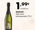 Supermercados Lupa Maeloc - sidra extra achampanada oferta