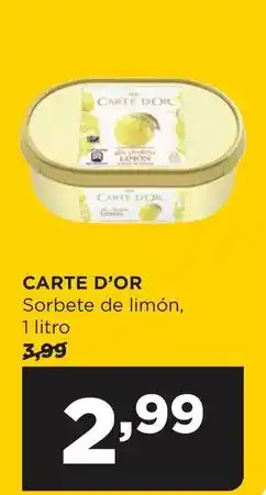 Alimerka Carte d'or - sorbete de limón oferta