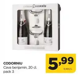 Alimerka Codorniu - cava benjamin oferta