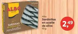 Suma Supermercados Albo - sardinillas en aceite de oliva oferta