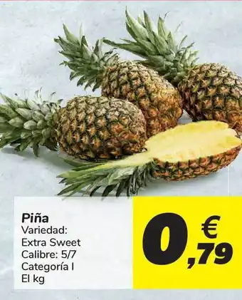 Carrefour Piña Extra Sweet oferta