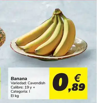Carrefour Banana Cavendish oferta