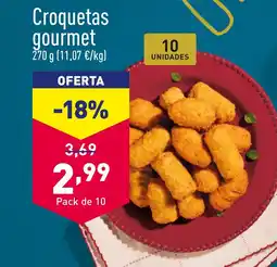 ALDI Croquetas gourmet oferta