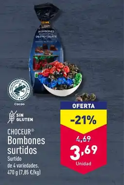 ALDI CHOCEUR Bombones surtidos oferta