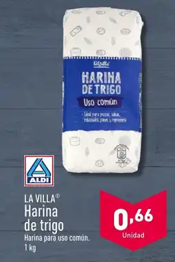 ALDI LA VILLA Harina de trigo oferta